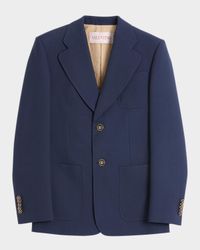Men's VLogo Gabardine Sport Coat