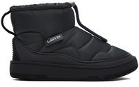 Lanvin Gray Curb Snow Boots