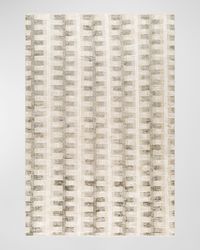 Amina Taupe Hand-Knotted Rug 6' X 9' , 6' x 9'