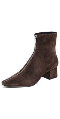 SIMKHAI Ryder Suede Zip Front Boots Cacao 41