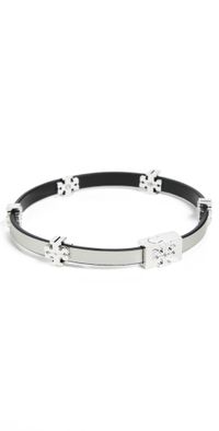 Tory Burch Eleanor Bio Bracelet Light Silver/Silver One Size