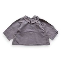 Bonpoint - Seconde Main - Blouse bébé gris - 3 mois - Taille 3M - Gris