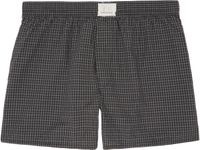 ERL Boxer noir à mini motif écossais