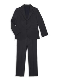 Little Boy's & Boy's Wool Suit - Grey - Size 8