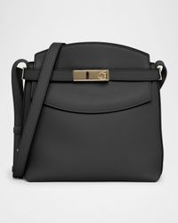 Hug Leather Messenger Crossbody Bag