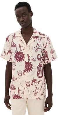 OAS Cantina Cuba Linen Shirt White XL
