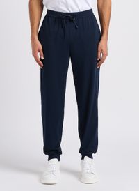 Boss - Jogging droit en coton - Taille 2XL - Bleu