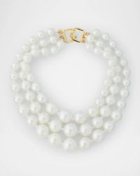 3-Row Pearly Necklace