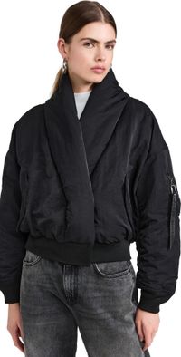 Alpha Industries Shawl Collar Flight Jacket Black XL