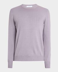 Men's Wool Knit Classic-Fit Crewneck Sweater