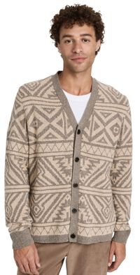 RAILS Duran Cardigan Sweater Khaki Foliage Nep M