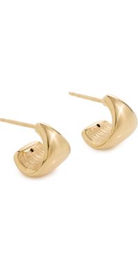 Ariel Gordon Jewelry Petite Helium Hoops Gold One Size