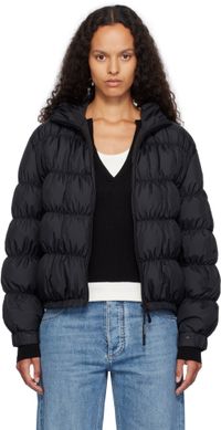 Moncler Black Medonte Short Down Jacket