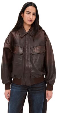 LAMARQUE Trevanna Jacket Rub Off Brown S