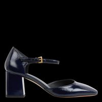 Rivecour - Babies en cuir velours - Taille 41 - Bleu