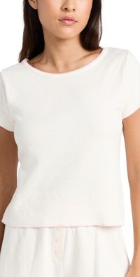 Cozyland by Morgan Lane Baby Jean Tee Rosewater M