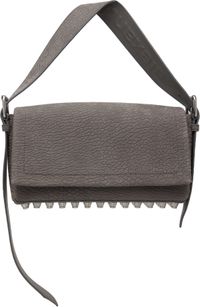 Alexander Wang Gray Ricco Medium Flap Bag