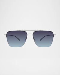 Men's Armstrong Titanium Aviator Sunglasses