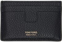 TOM FORD Black Grain Leather Classic Card Holder