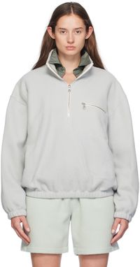 Rier Pull gris en molleton