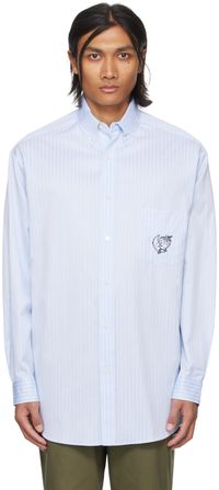 Sky High Farm Workwear Blue Samira Nasr Edition Shirt