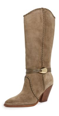 Dolce Vita Jody Boots Olive Suede 7.5