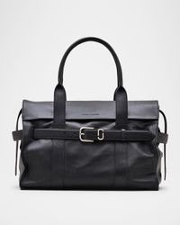 The Dakota Belted Leather Tote Bag
