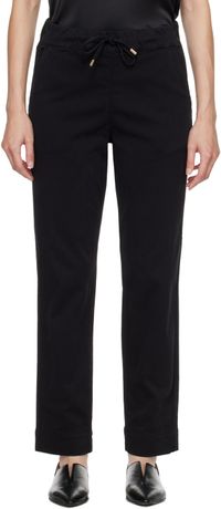 MM by Max Mara Pantalon de détente Terreno noir