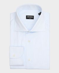 Men's Trofeo Cotton Multi-Stripe Dress Shirt