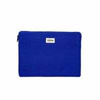 Hindbag - Housse ordinateur en coton avec mousse anti choc - Taille Unique - Bleu