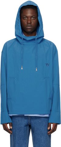 WOOYOUNGMI Blue Hooded Jacket