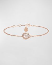 Serpent Boheme 18K Rose Gold Diamond Motif Bracelet