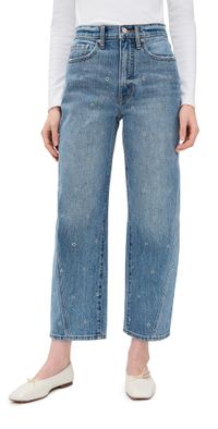 DAZE Westward High Rise Barrel Leg Jeans Nailed It 28