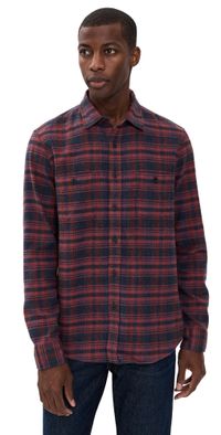 Faherty Nazare Flannel Porto Covo Plaid M