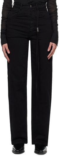 Ann Demeulemeester Black Bami Jeans