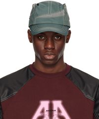 ADER error Blue & Gray Contrast Stitch Cap