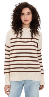 La Ligne Marin Sweater Ecru/Brown L