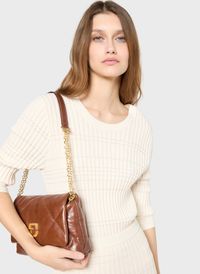 Gerard Darel - Pull en maille de coton mélangé - Taille 4 - Beige