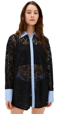 Lioness Boyfriend Shirt Porcelain M