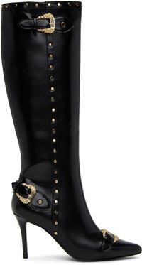 Versace Jeans Couture SSENSE Exclusive Black Hardware Boots
