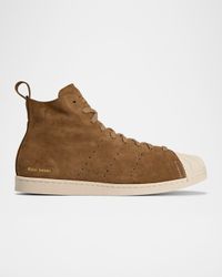 x Wales Bonner Men's Superstar Suede High-Top Sneakers