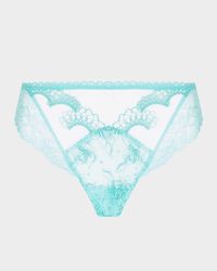 Princess Iris Embroidered Tulle Italian Briefs