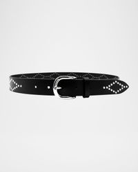Liliana Studded Leather Belt