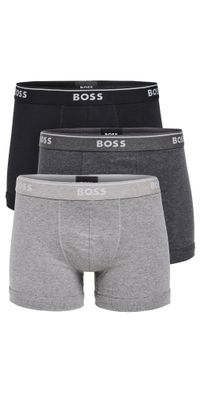BOSS Classic Cotton Boxer Briefs 3 Pack Grey XXL
