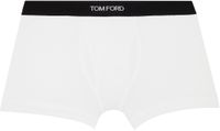 TOM FORD White Cotton Boxer Briefs