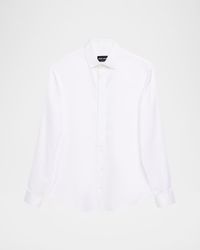 Men's Cotton Placket Formal Shirt