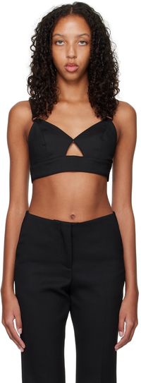REMAIN Birger Christensen Black Boucle Bra