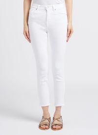 7 For All Mankind - Jean skinny en coton mélangé - Taille 30 - Blanc