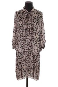 Diane Von Furstenberg - Seconde Main - Robe gris - Taille XL - Gris