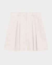 Pleated Shorts